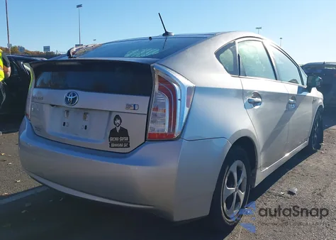 2012 Toyota Prius Three из США, поврежденный, VIN JTDKN3DU7C5474303